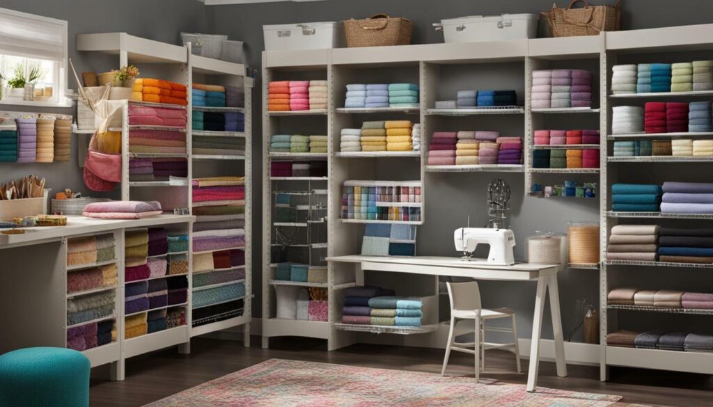 sewing room storage solutions