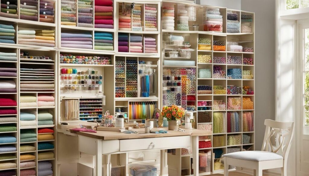 sewing space organization