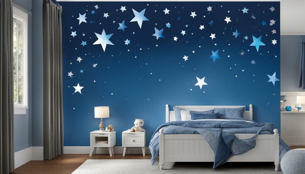 starry night wall stickers