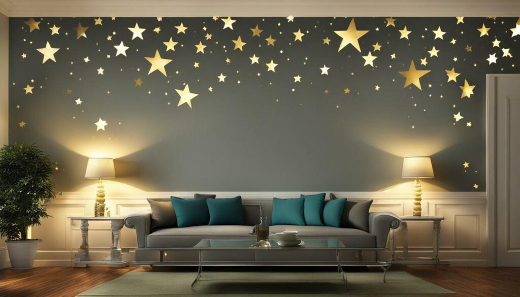 starry wall decal