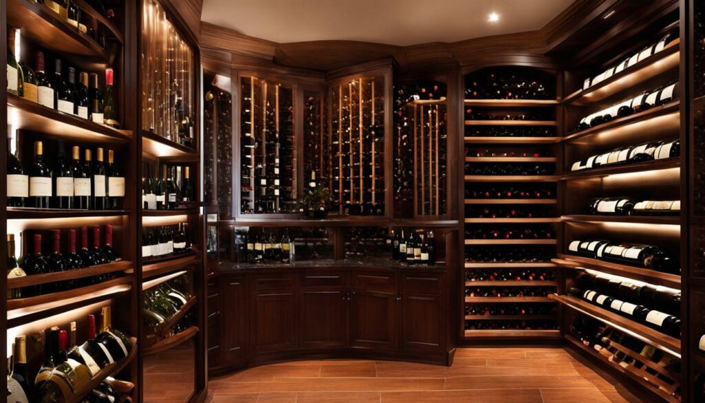 stylish wine cellar decorations