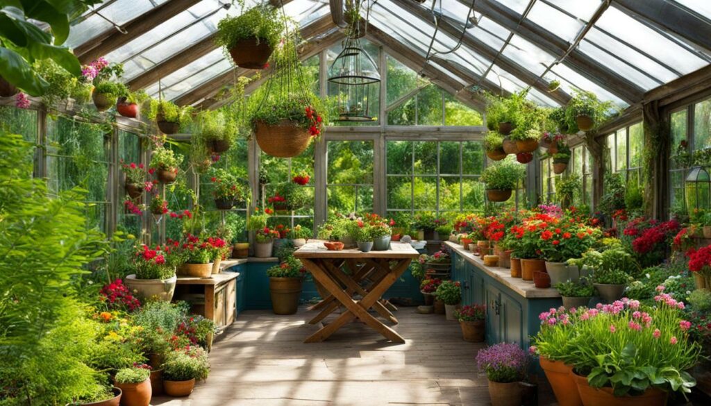 sustainable greenhouse decor ideas