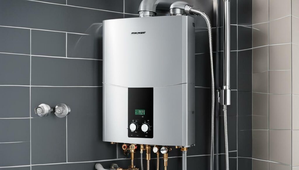 tankless water heater for multiple showers