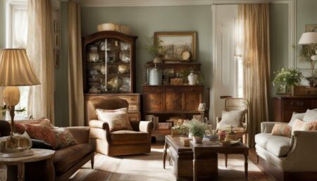 vintage room organization