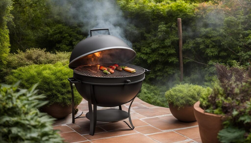 traditional kamado grill