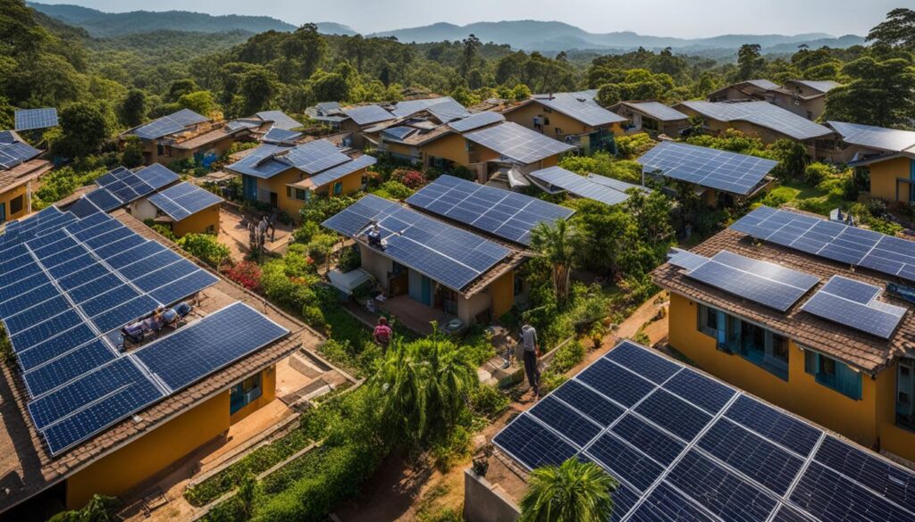 Community solar projects contributing to a sustainable future
