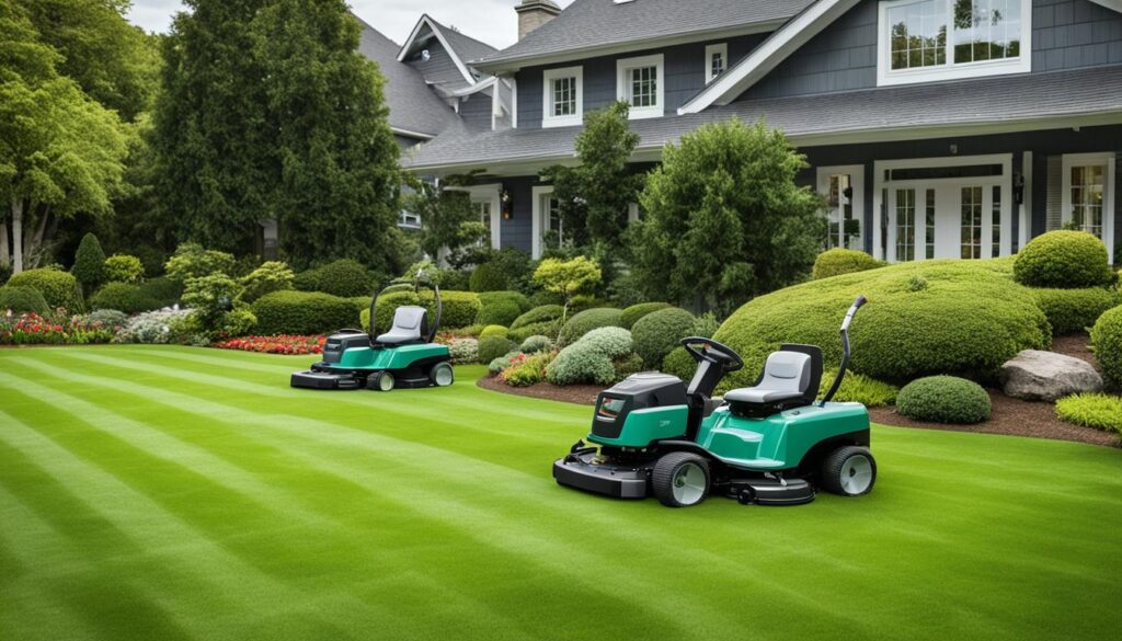 benefits of robot mowers for lawn care businesses