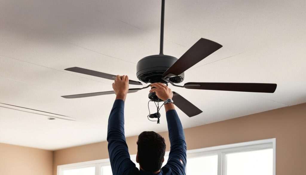 ceiling fan installation image