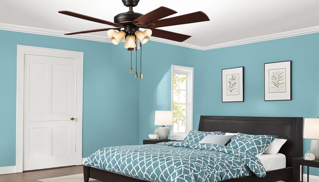 ceiling fan mounting height