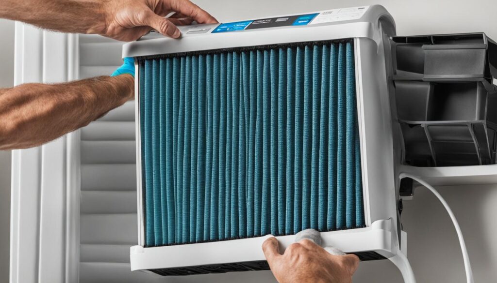 cleaning portable air conditioner filters