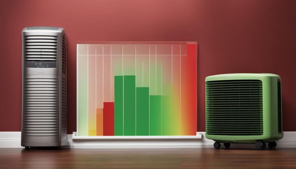 decibel levels for portable air conditioners