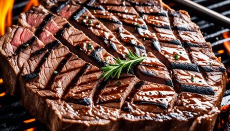grill marks on steak