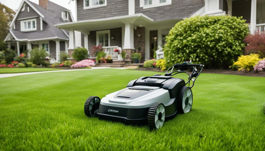 noise pollution in robotic lawn maintenance