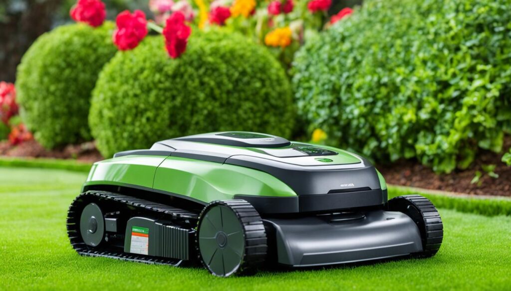 password protection for robotic lawn mowers