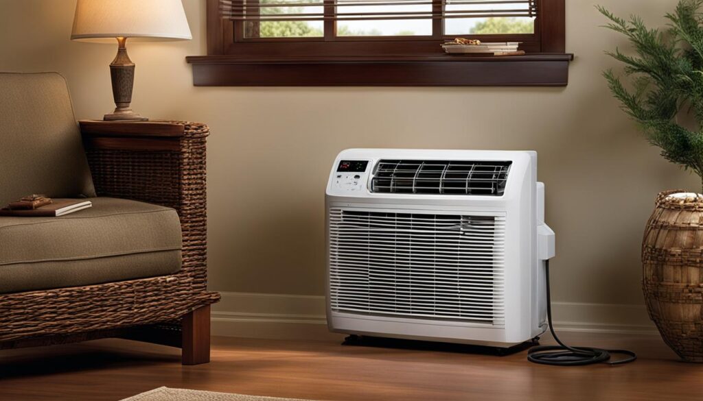 positioning portable air conditioner