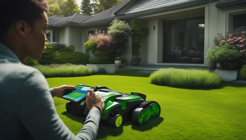 robot lawn mower programming tips