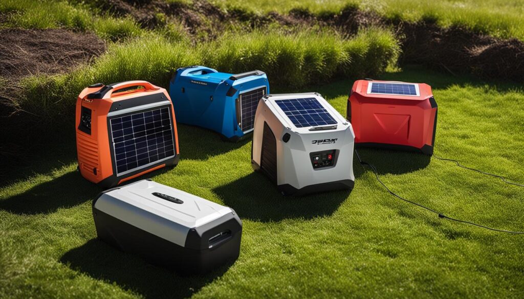 solar-powered portable generators