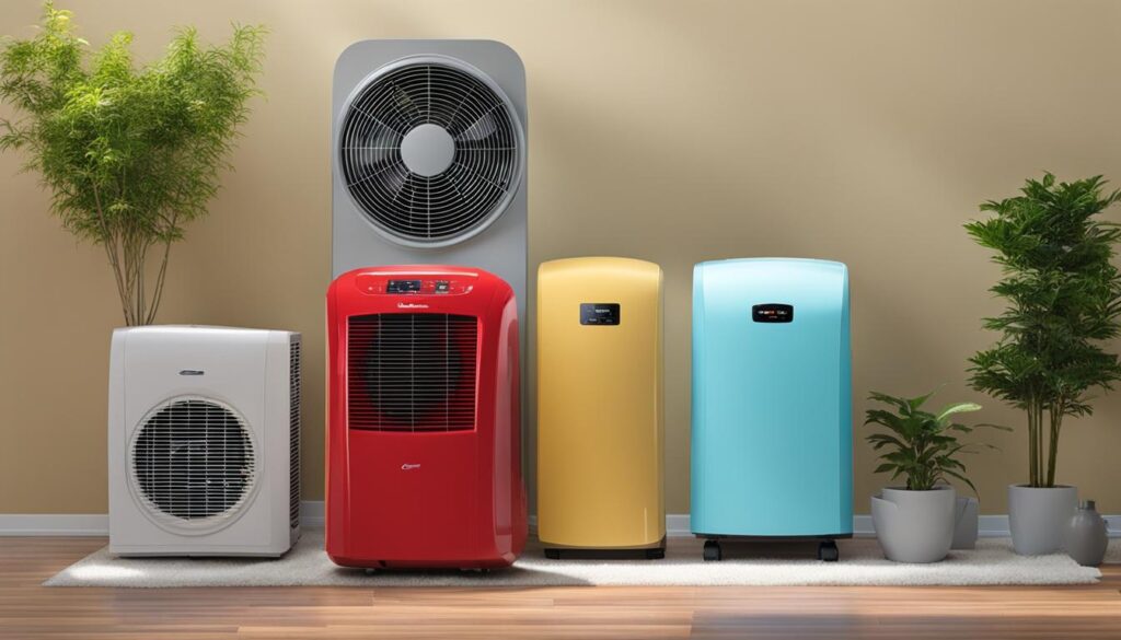 types of portable air conditioners