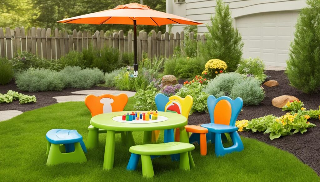 Child-Friendly Outdoor Seating