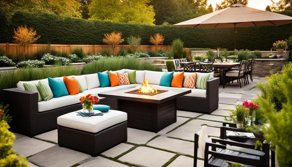 Comfortable Outdoor Dining Space