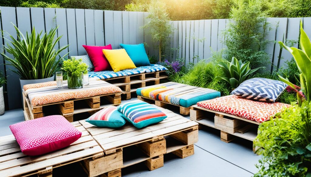 DIY outdoor seating design