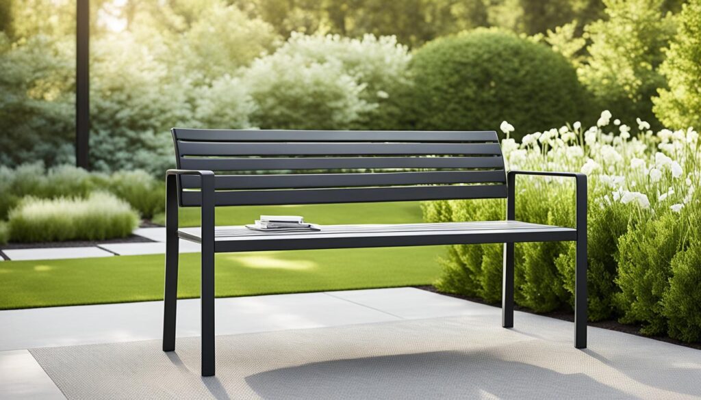 Stylish Outdoor Bench Design