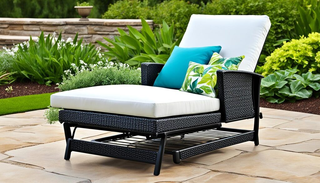 adjustable outdoor seating