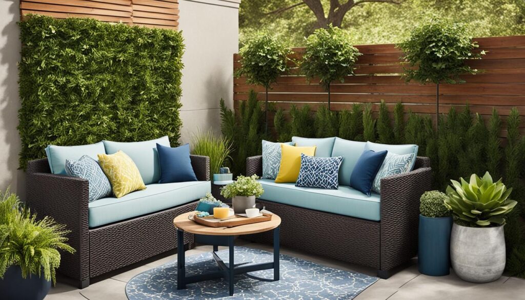 cozy outdoor seating options