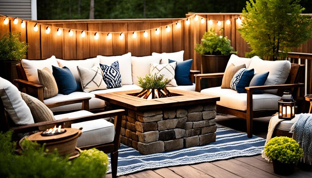 rustic outdoor seating ideas