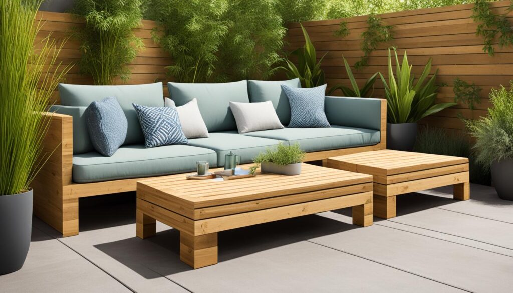sustainable outdoor lounge furniture