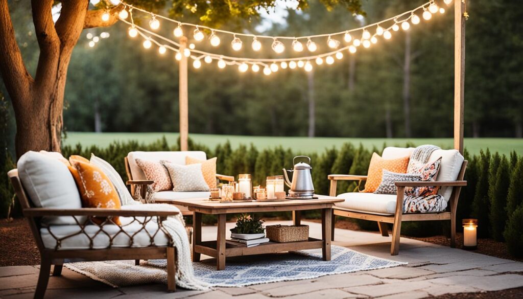 vintage outdoor seating ideas